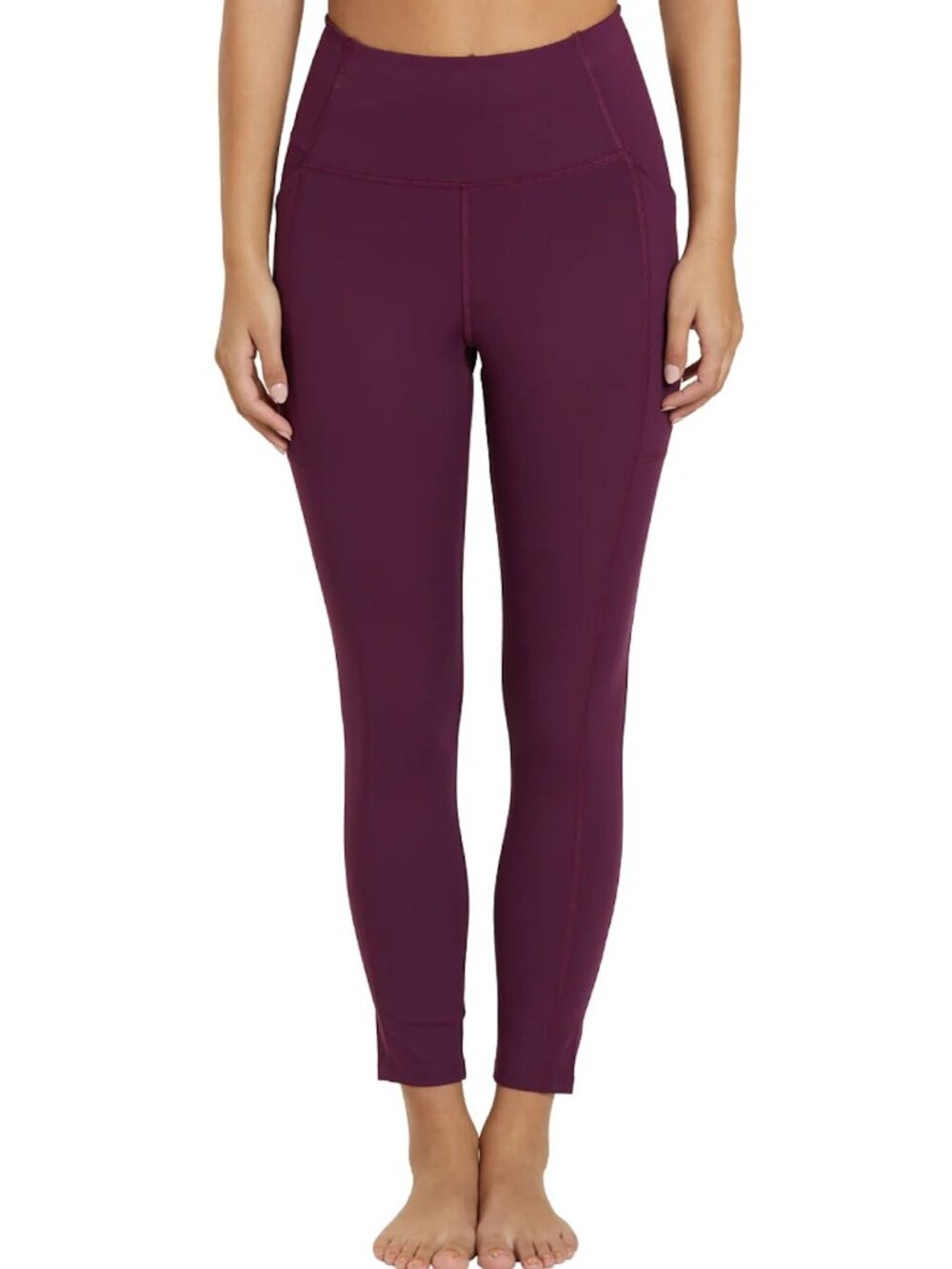 Girlfriend Collective High-Rise Compressive Leggings Plum Size Medium